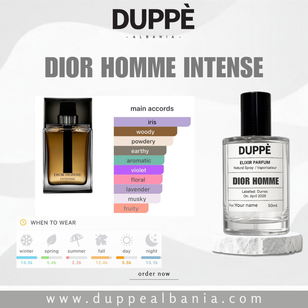 Parfum Dior Homme Intense për meshkuj nga Duppe Albania