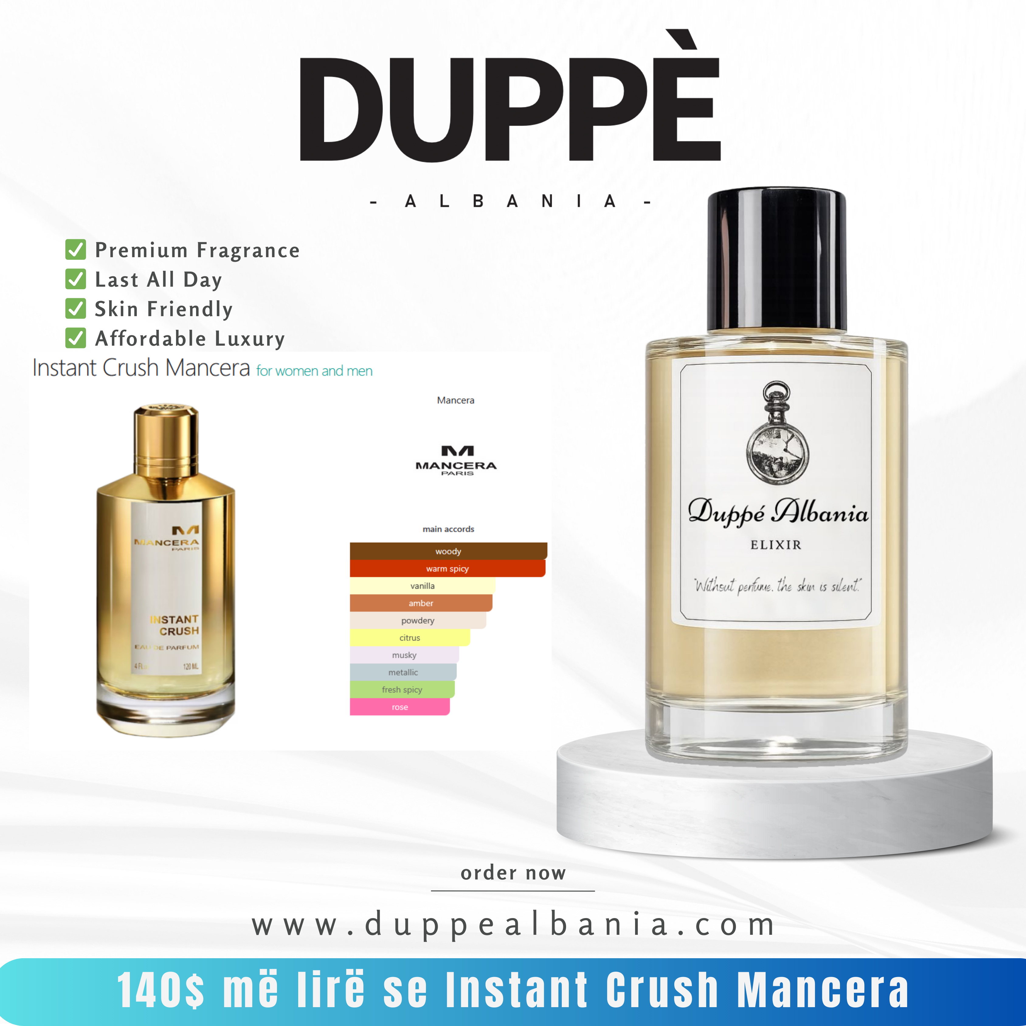 …smells like Instant Crush Mancera