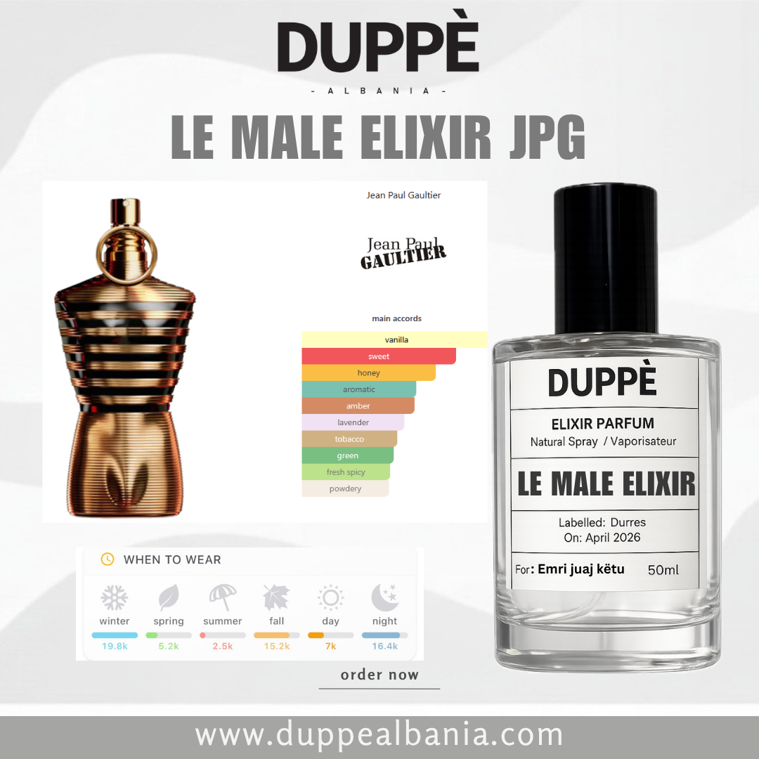 Parfum Jean Paul Gaultier Le Male Elixir për meshkuj nga Duppe Albania