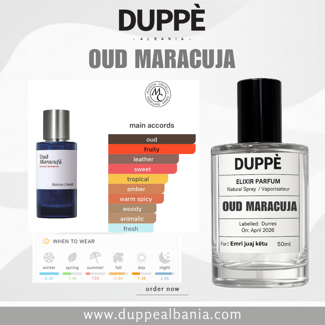Parfum Maison Crivelli Oud Maracuja nga Duppe Albania