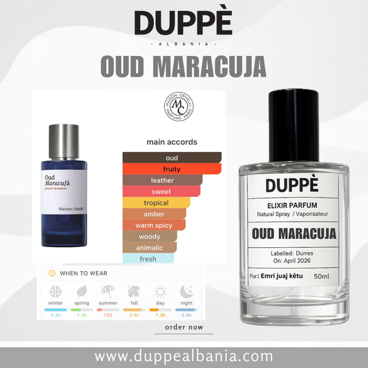 Parfum Maison Crivelli Oud Maracuja nga Duppe Albania