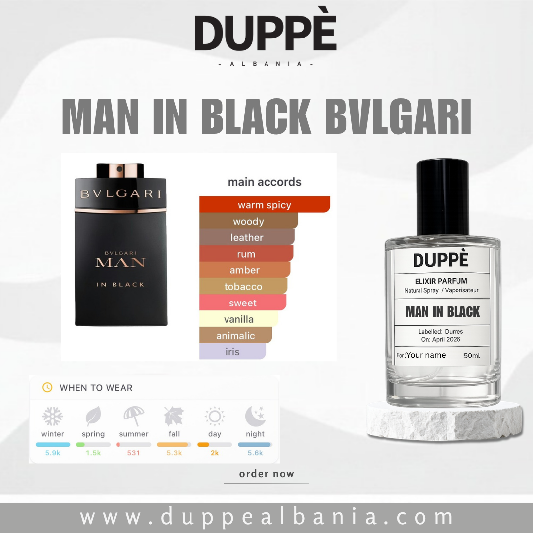 Parfum Bvlgari Man in Black për meshkuj nga Duppe Albania