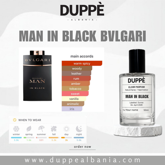Parfum Bvlgari Man in Black për meshkuj nga Duppe Albania