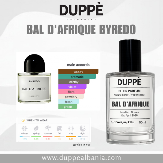 Parfum Byredo Bal d'Afrique nga Duppe Albania