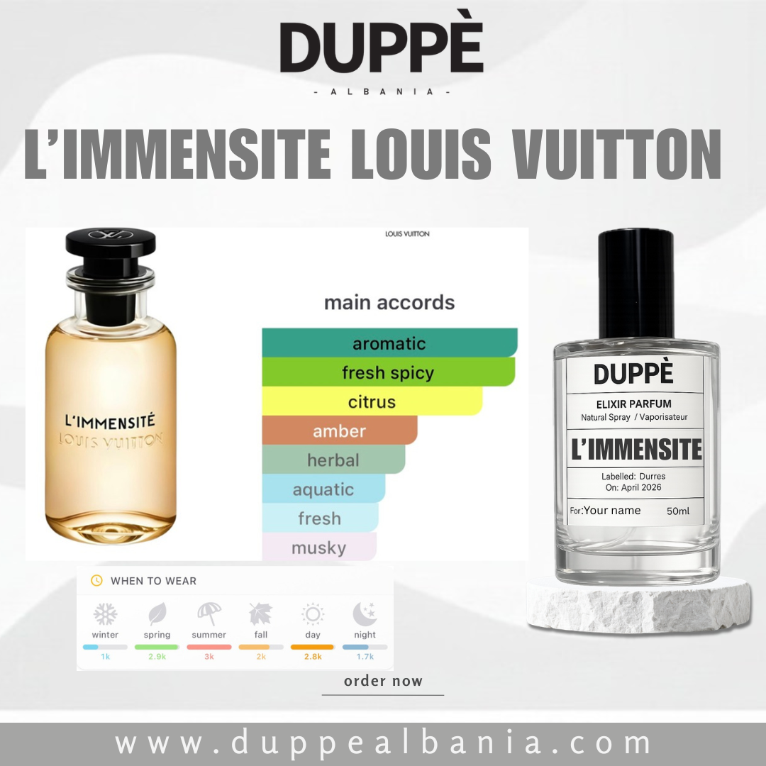 Parfum Louis Vuitton L'Immensité për meshkuj nga Duppe Albania