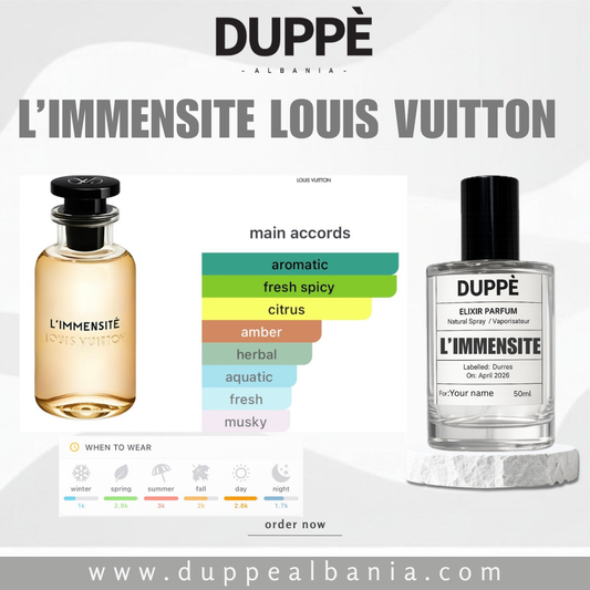 Parfum Louis Vuitton L'Immensité për meshkuj nga Duppe Albania