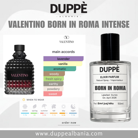 Inspiruar nga Valentino Born in Roma Intense