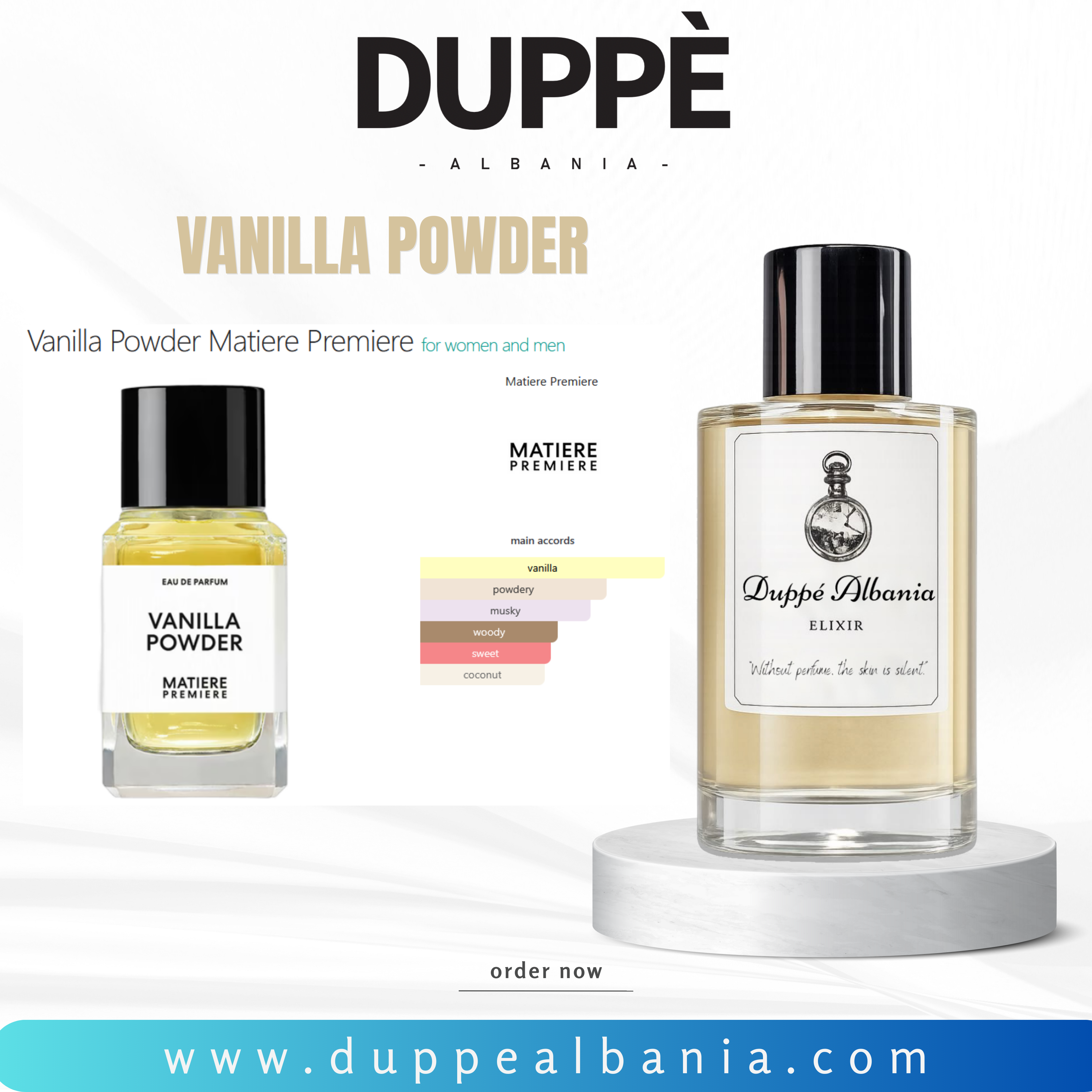 …smells like  Vanilla Powder Matiere Premiere