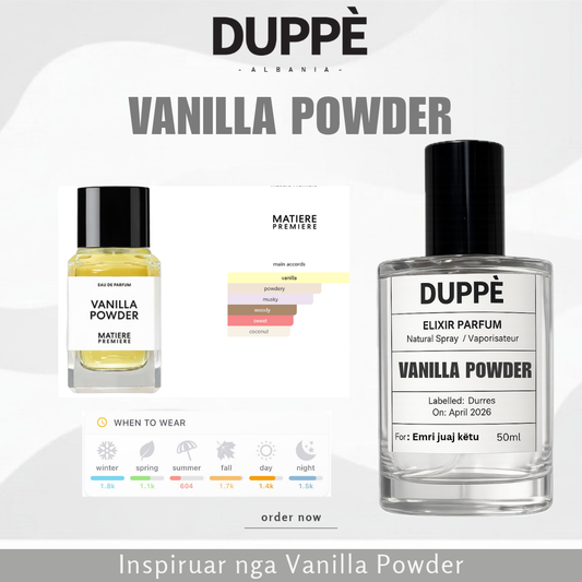 Inspiruar nga Matière Première Vanilla Powder