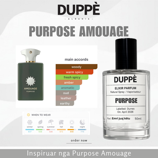 Inspiruar nga Amouage Purpose